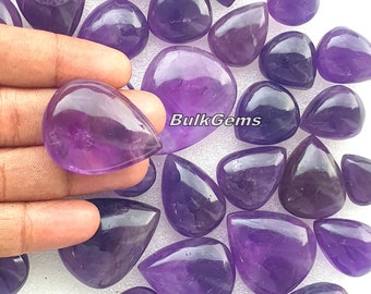 Beautiful Natural Amethyst Bulk Betel/Heart, Wholesale Lot of Amethyst Betel/Heart Stone For Making Things