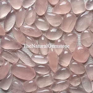 Rose Quartz! - Wholesale Rose Quartz cabochon lot  Love stone - loose polish Rose Quartz Crystal Cab use for making jewelry