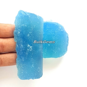 Aquamarine Rough !  Blue Aquamarine Raw Gemstone Lot - Aquamarine Gemstone - Wholesale lot of Aquamarine Rough for making jewelry and things