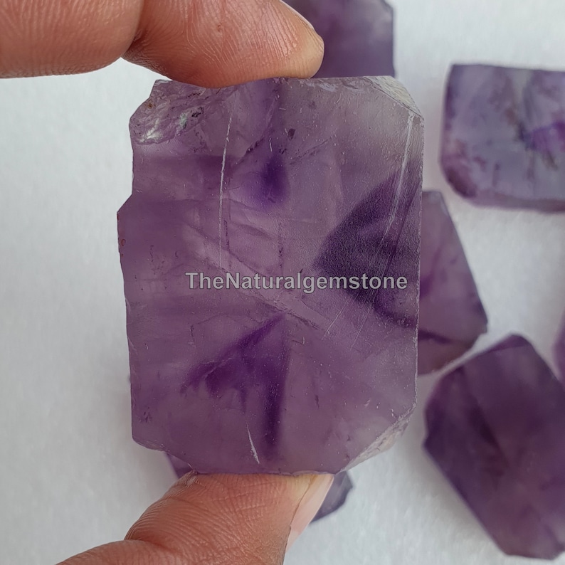 AAA Quality Amethyst Slab - Rough Cut Gemstone (25-50mm) - Etsy