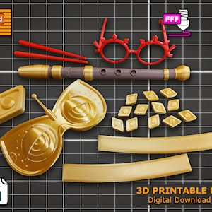 Purah Cosplay Set - 3D Printable