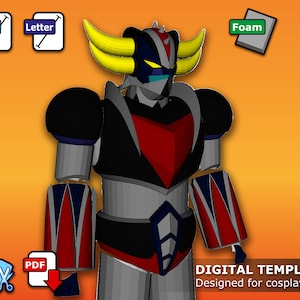 Grendizer Pepakura - 3D Template