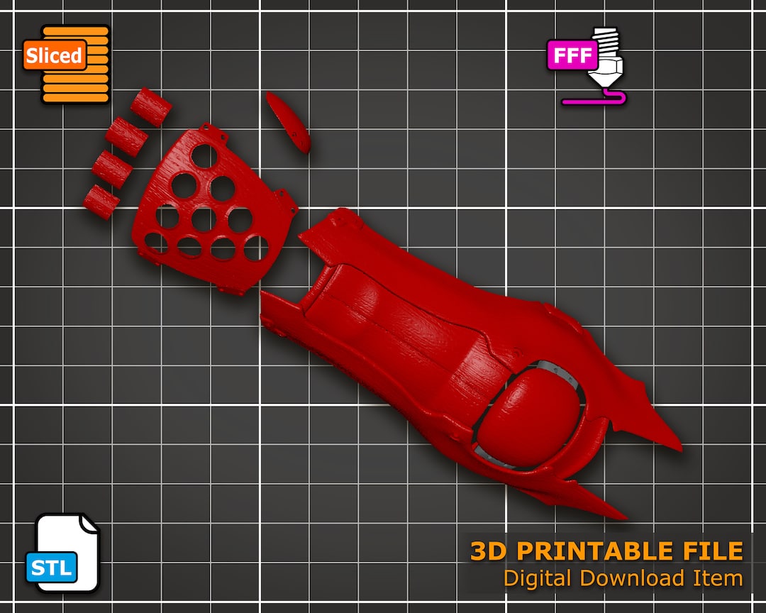 Jin Kazama Gauntlets - 3D Printable - Etsy