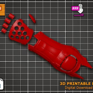 Jin Kazama Gauntlets - 3D Printable