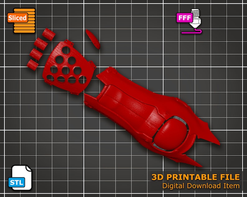 Jin Kazama Gauntlets 3D Printable - Etsy
