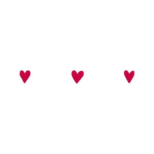 Mini Hearts Embroidery Design: Valentine's Day Embroidery File (Digital Download)