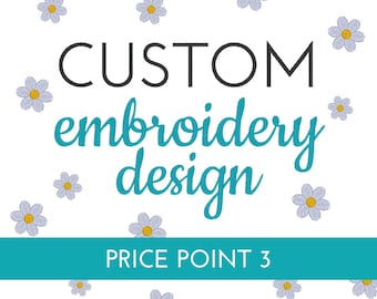 Diseño de bordado personalizado - PRECIO 3
