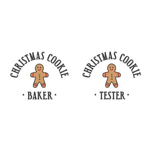 Broderidesign för julkakbagare (digital nedladdning)