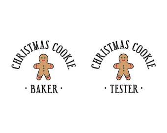 Christmas Cookie Baker Tester Embroidery Design (Digital Download)