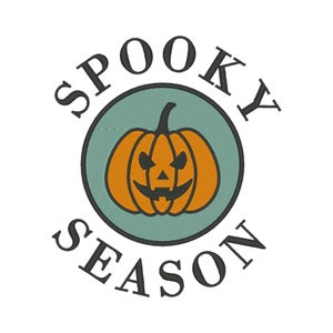 Spooky Season Embroidery File, Halloween Embroidery Design, Spooky Embroidery Design, Embroidery Files for Halloween