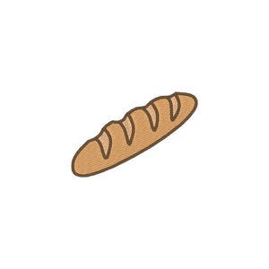 Mini Bread Embroidery Design: Baking Embroidery File (Digital Download)