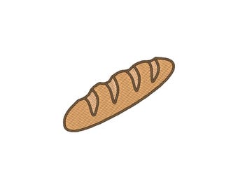Mini Bread Embroidery Design: Baking Embroidery File (Digital Download)