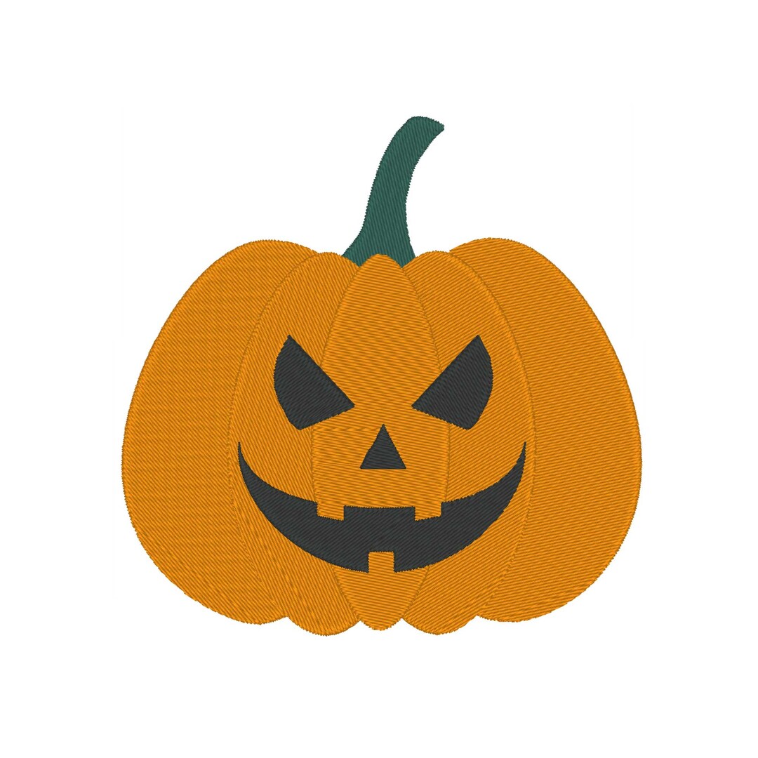Jack O Lantern Embroidery Design Jack O Lantern Embroidery Etsy