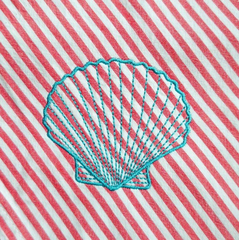 Sea Shells Embroidery Design Pack: Summer Embroidery Files (digital ...