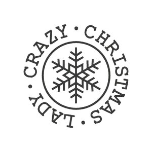 Crazy Christmas Lady Embroidery Design, Trendy Christmas Embroidery Design, Funny Christmas Embroidery Designs, Christmas Embroidery File