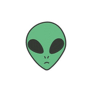 Alien Embroidery Design (Digital Download)