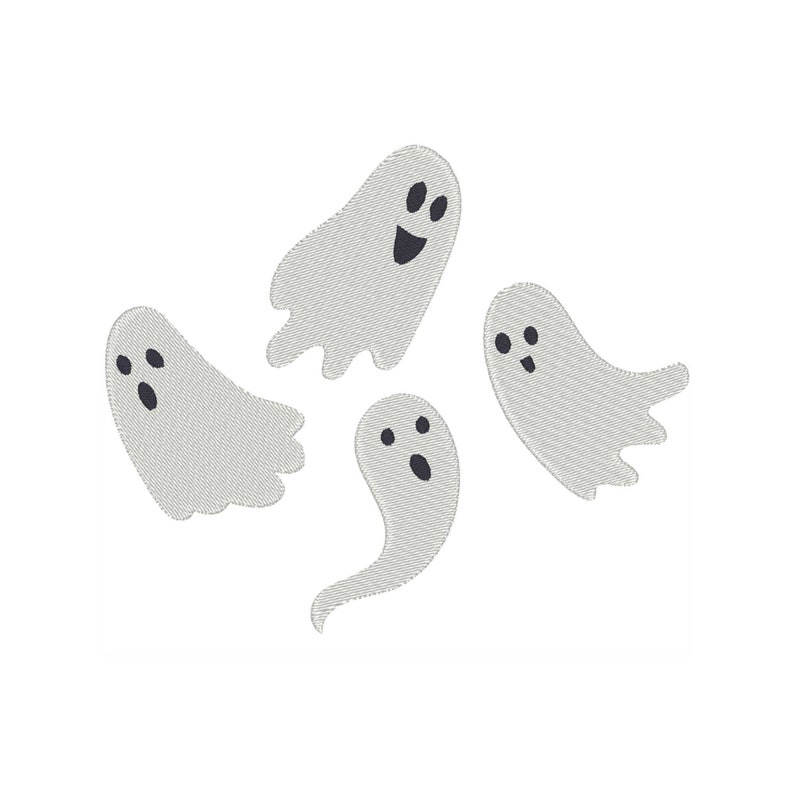 Ghost Embroidery Design Ghost Embroidery Files Halloween Etsy