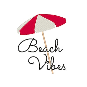 Beach Vibes Stickdatei, Beach Vibes Stickdatei, Beach Vibes Stickdatei, Beach Umbrella Stickdatei, Beach Umbrella Stickdatei