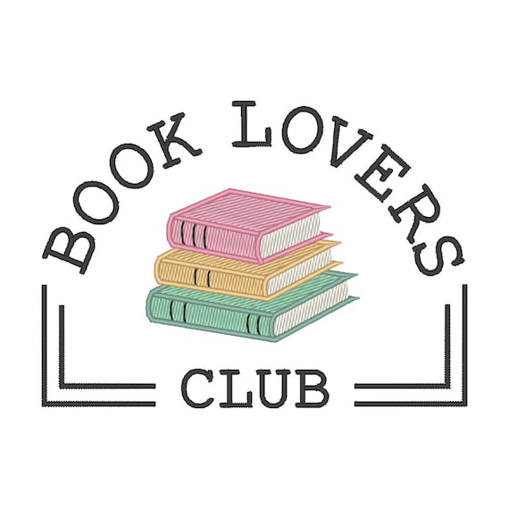 Book Lover Embroidery Design: Reading Embroidery File (Digital Download)