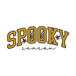 Spooky Season Embroidery Design, Spooky Embroidery Design, Halloween Embroidery Design, Embroidery Designs for Halloween
