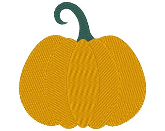Motif de broderie citrouille : fichier de broderie d'automne (téléchargement numérique)