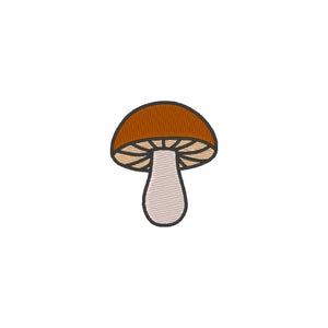 Mini Mushroom Embroidery Design