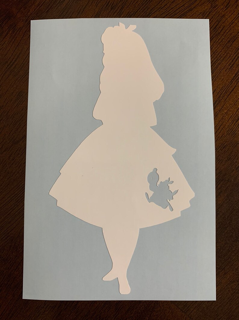 Alice in Wonderland Inspired Vinyl Decal Etsy