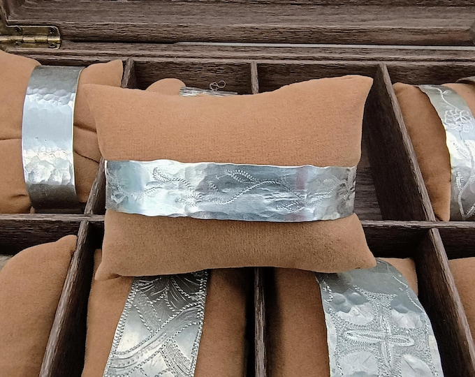 Handwrought Sterling Silver Hand Hammered Cuff Bracelet! Handmade in Edenton North Carolina