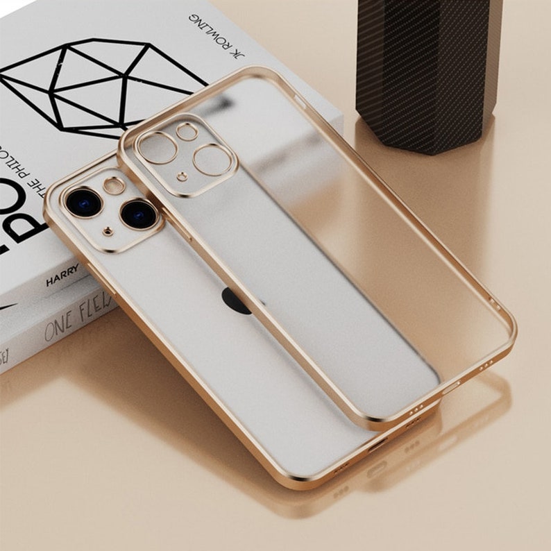 Electroplated Transparent Matte Silicone Case For iPhone 13 13 Pro Max case, 13 mini case, 11 XR case, X XS Max Case, 7 8 Plus case 