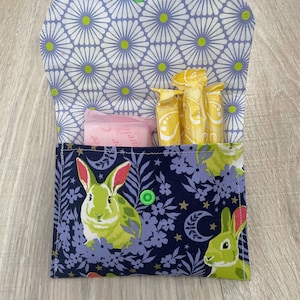 Privacy Pouch Tampon and Sanitary Pad Case Holder