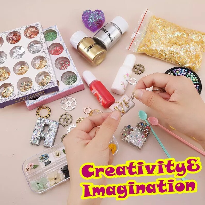 Epoxy Resin Accessories Kit With 3 Layers Box Filling Sequins Etsy