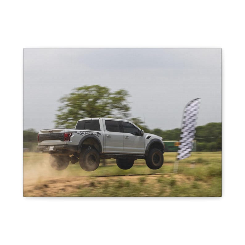 Ford Raptor Gen 2 Jump Canvas Print - Etsy