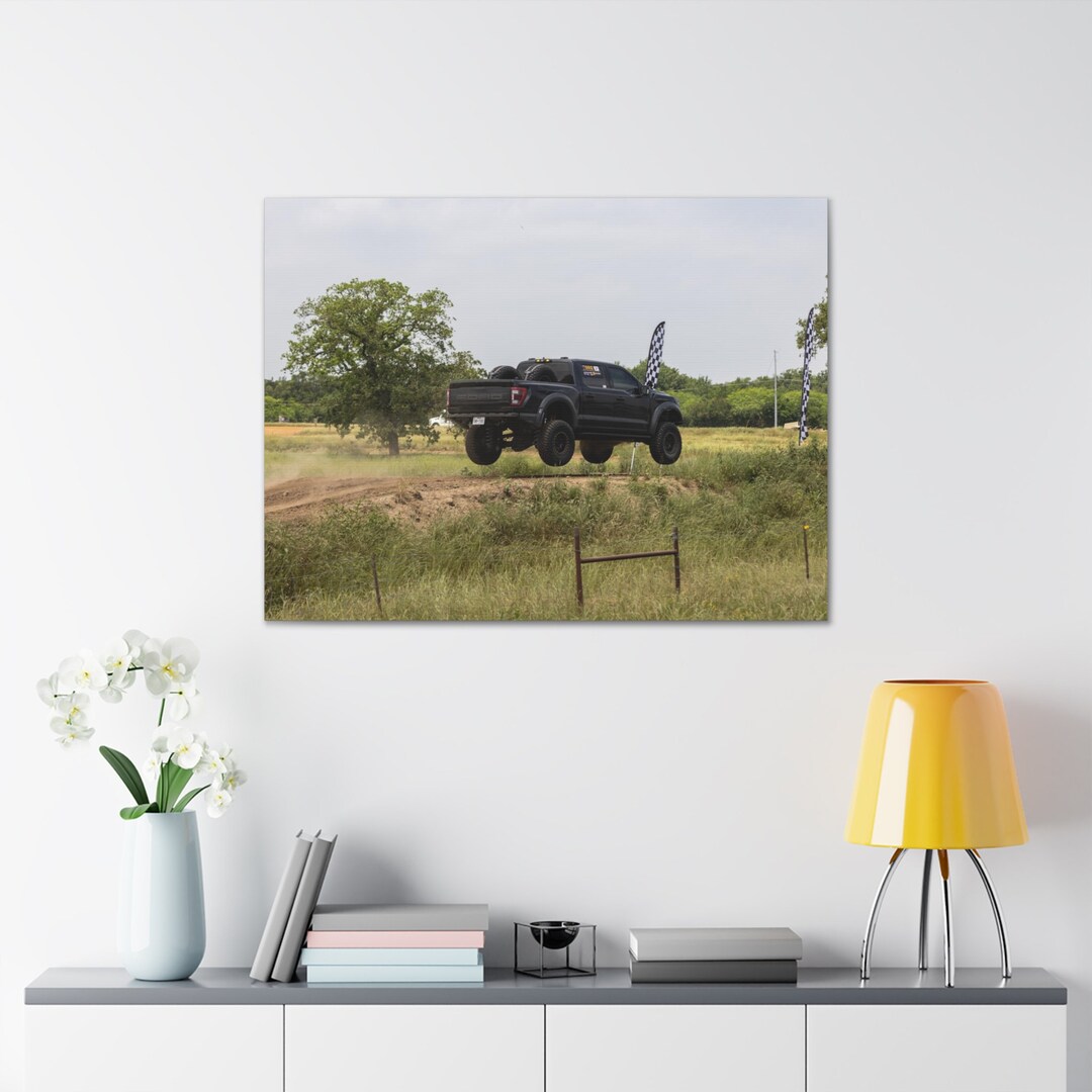 Ford Raptor Gen 3 Jump Canvas Print - Etsy