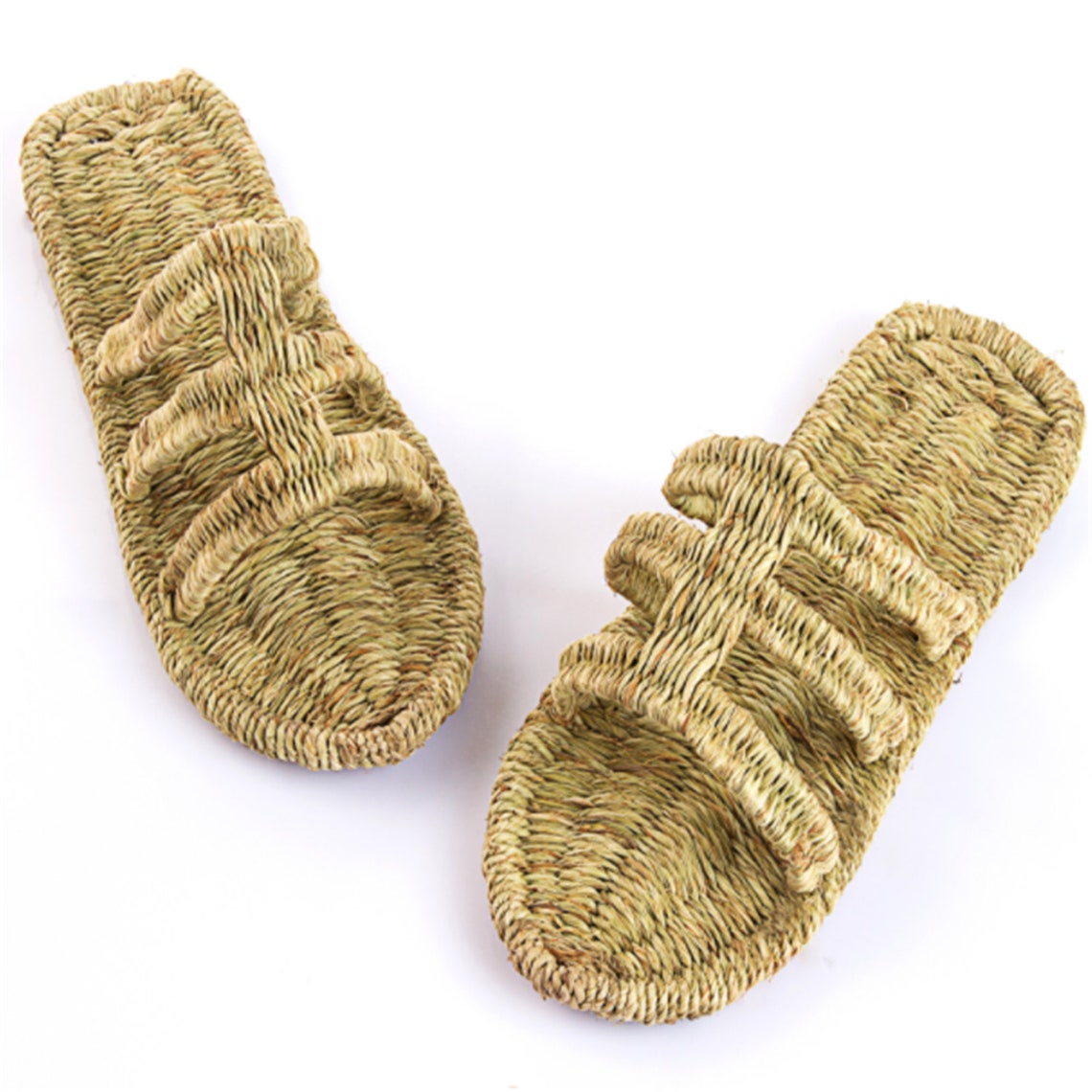 Handmade Slippers Hemp Shoes and Summer Men and Women Woven Etsy