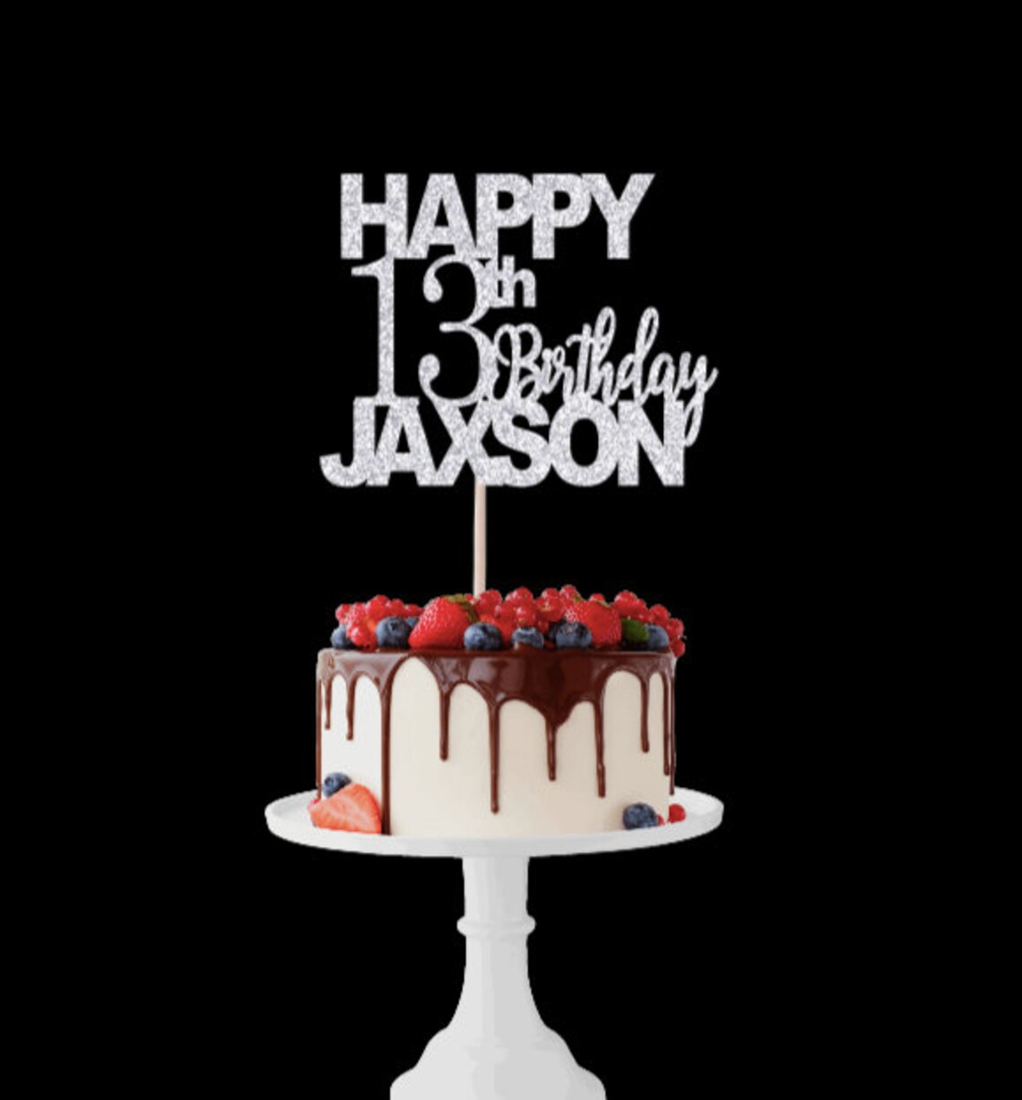 13th Birthday Cake Topper 13th Birthday Topper 13 Year Old Etsy