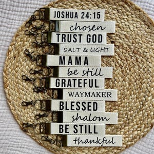 Canvas Keychain Wristlet Lanyard | Personalized or Standard