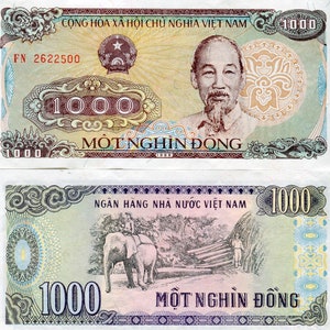 1000 vietnam dong - Etsy 日本