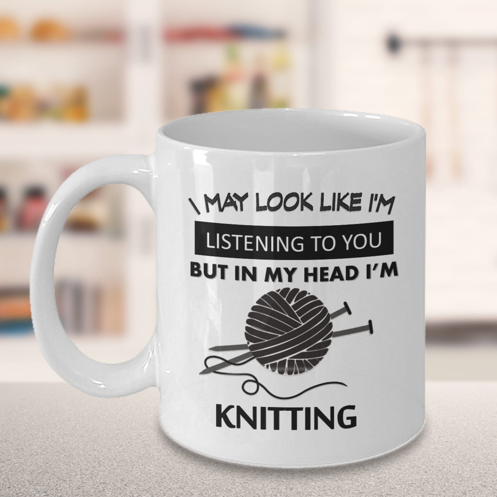 Knitting Mug 11 Oz Etsy