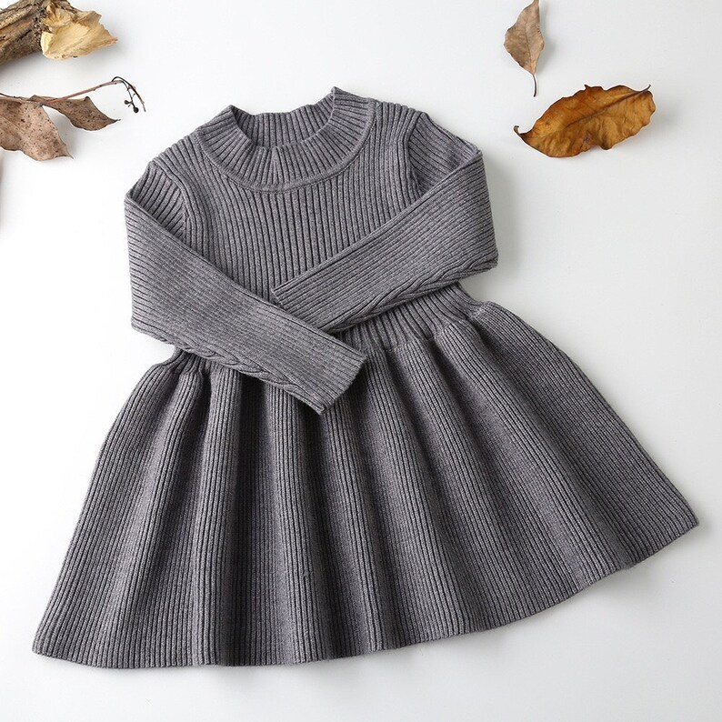 Infant girl Fall/Winter Dress 06M Etsy