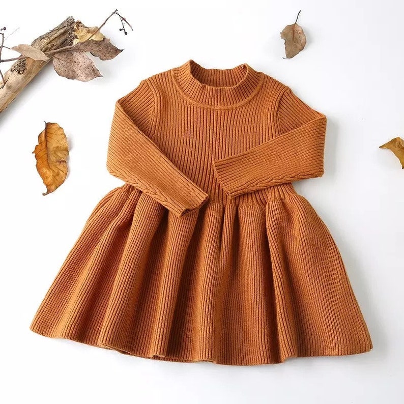 Infant girl Fall/Winter Dress 06M Etsy