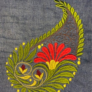 Paisley MACHINE EMBROIDERY file *Digital Files*