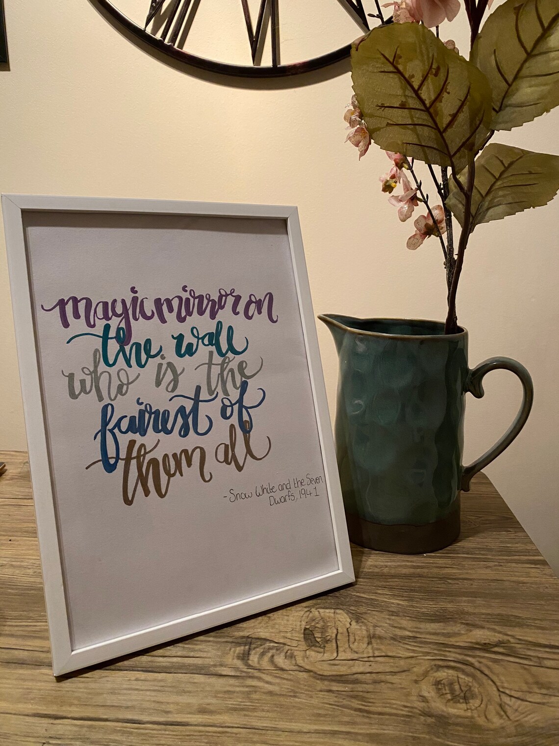 Magic Mirror On The Wall Who Is The Fairest Of Them All Etsy