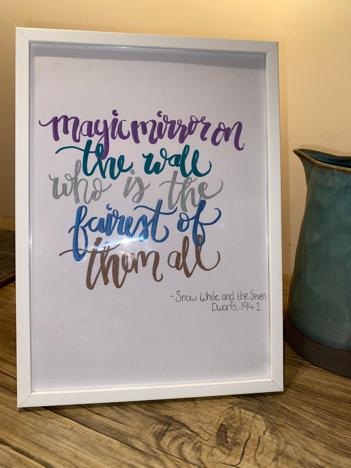 Magic Mirror on the Wall Who is the Fairest of Them All | Etsy