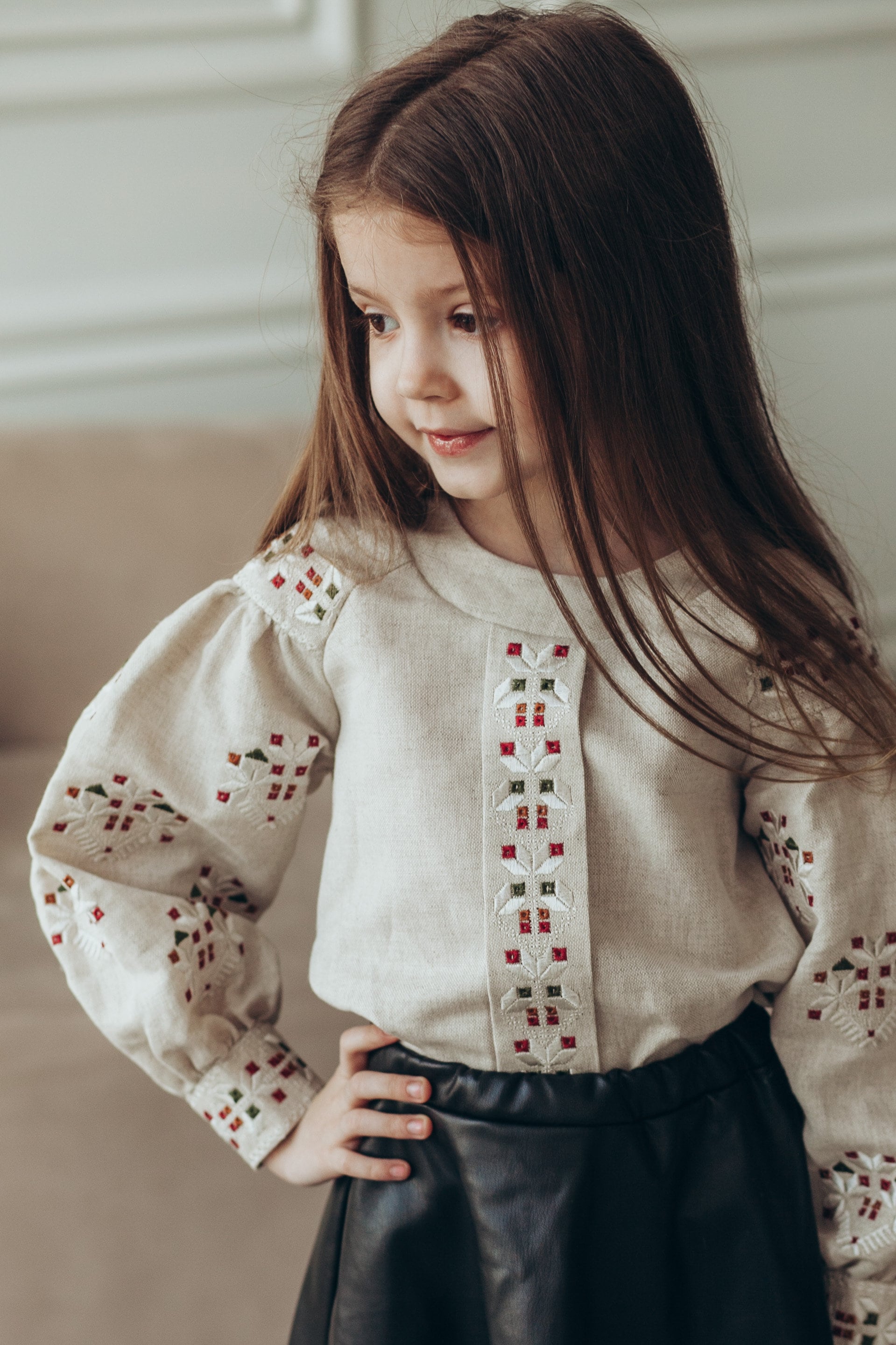 Camisa top para niños étnicos México