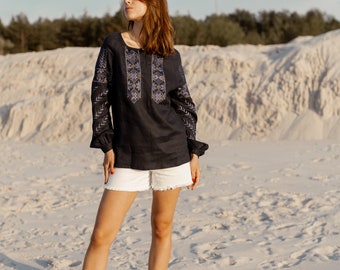Ukrainian Vyshyvanka Blouse | Women’s Embroidered Blouse