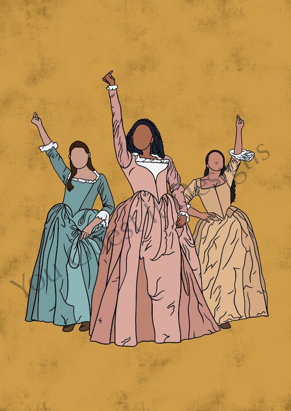 Hamilton Schuyler Sisters Inspired Print | Musical Theatre Wall