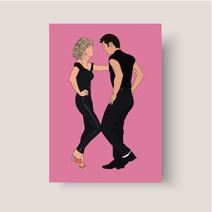 Grease Inspired Digital, Printable Wall Art