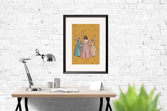 Hamilton Schuyler Sisters Inspired Print | Musical Theatre Wall