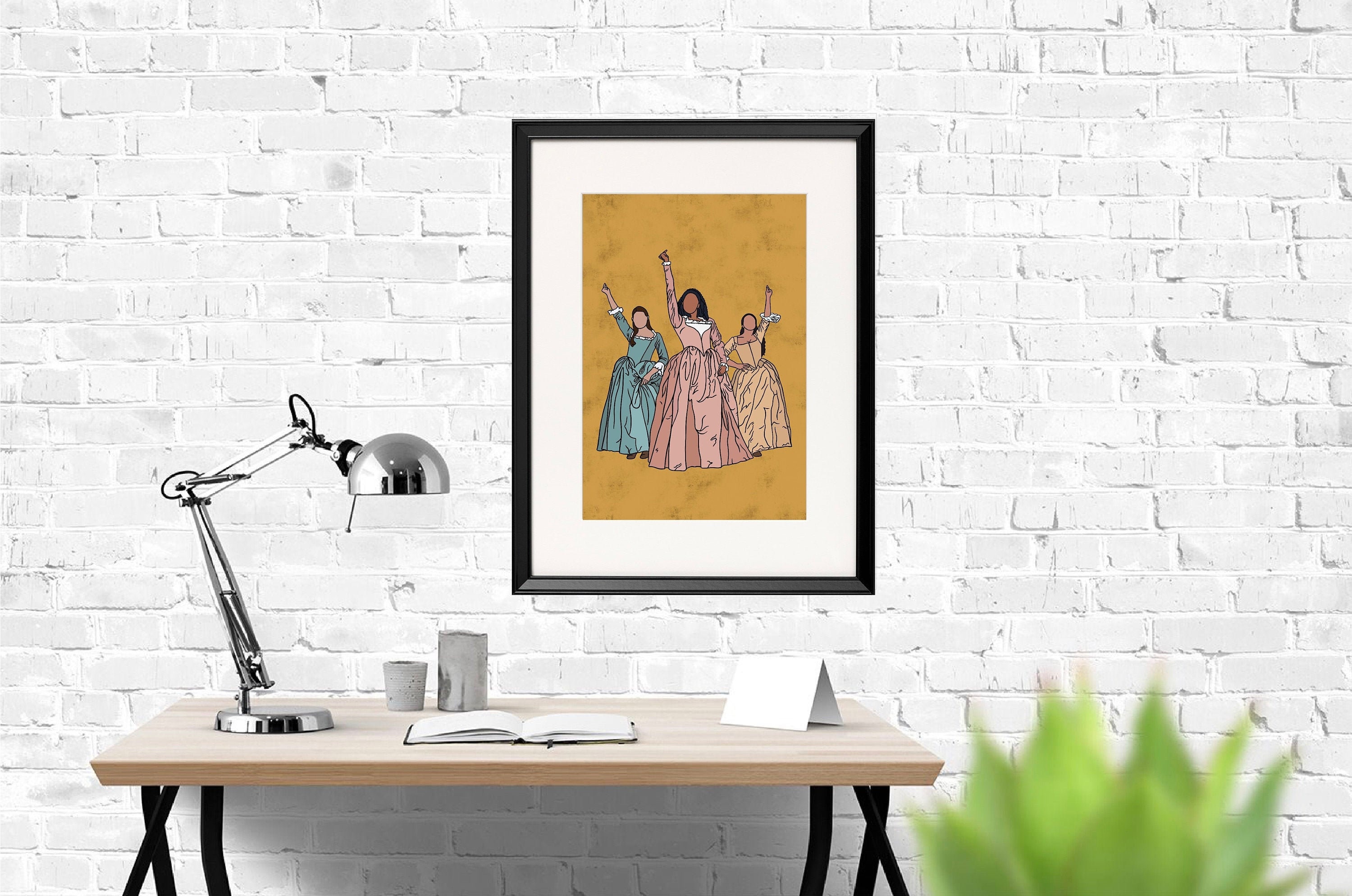 Hamilton Schuyler Sisters Inspired Print | Musical Theatre Wall