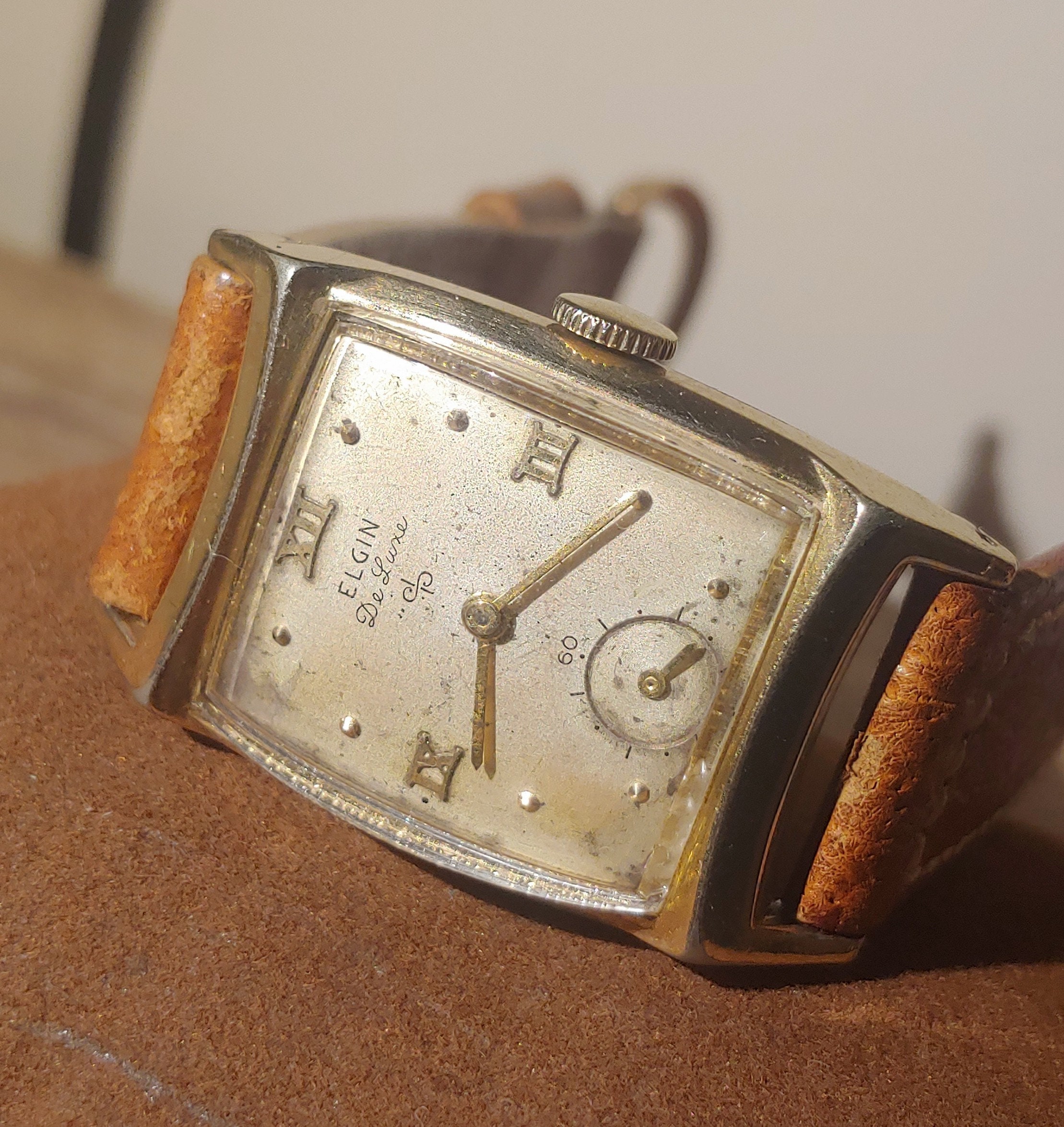 Vintage Watch Elgin Deluxe 10K 17j 15/0 Manual Wind Wristwatch | Etsy